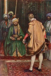 Jenkinson beansprucht die Gastfreundschaft des Sultans